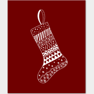 Christmas stocking Posters and Art