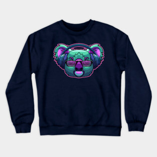 Bass Drop Koala Bear Crewneck Sweatshirt
