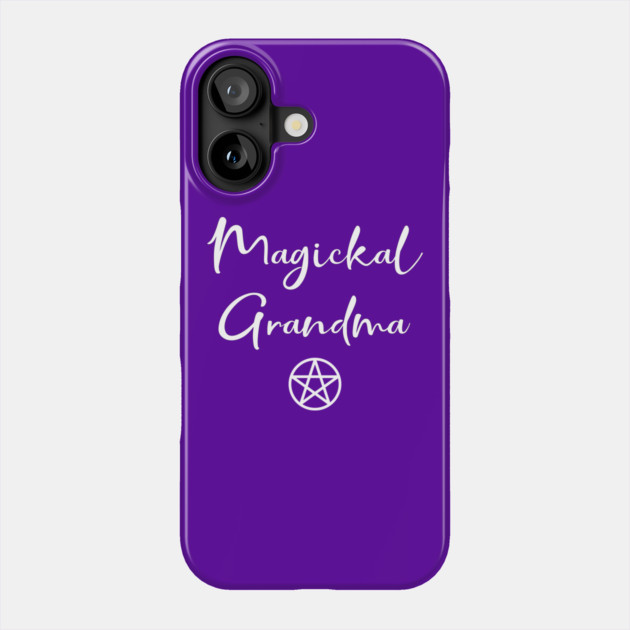Magickal Grandma Pagan Wiccan Mother's Day Cheeky Witch© Phone Case by Cheeky Witch