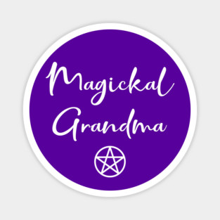 Magickal Grandma Pagan Wiccan Mother's Day Cheeky Witch© Magnet