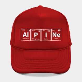 Alpine (Al-P-I-Ne) Periodic Elements Spelling Hat