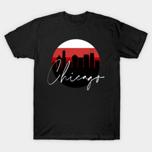 Chicago Basketball Skyline T-Shirt