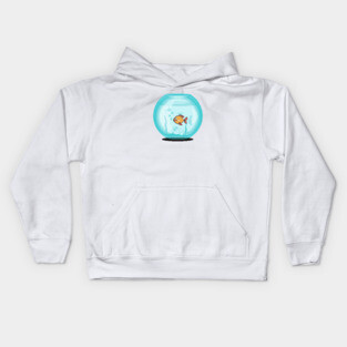 A Happy Goldfish Kids Hoodie