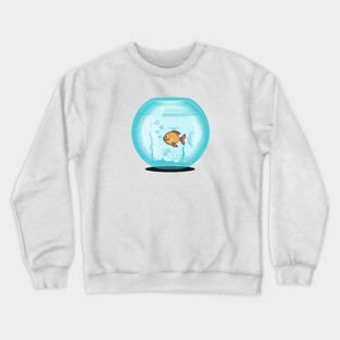 A Happy Goldfish Crewneck Sweatshirt
