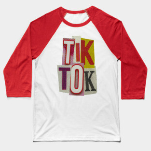 Tiktok - RansomNote Baseball T-Shirt