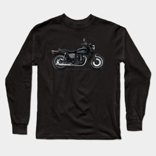 Kawasaki W800 Street 19 black, sn Long Sleeve T-Shirt