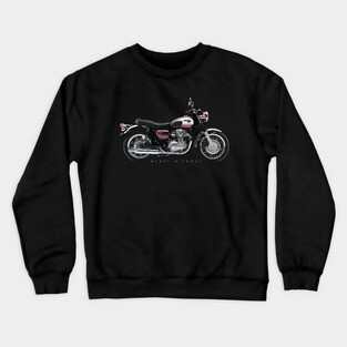 Kawasaki W800 15 red, sn Crewneck Sweatshirt