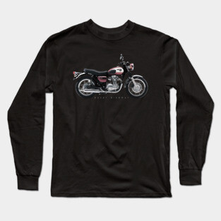 Kawasaki W800 15 red, sn Long Sleeve T-Shirt