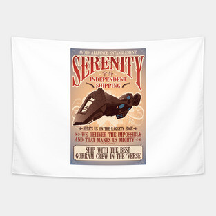 Firefly Serenity Shipping Tapestry