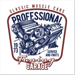 Professional Tuning Garage Posters and Art