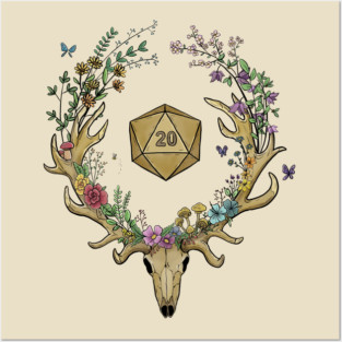 DnD druid symbol Posters and Art