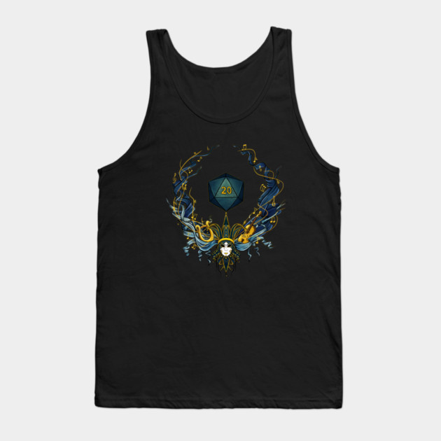 DnD bard symbol - blue Tank Top by Avalon