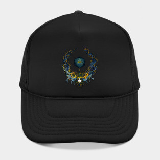 DnD bard symbol - blue Hat