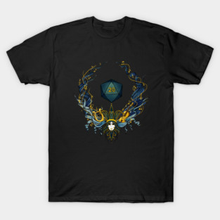 DnD bard symbol - blue T-Shirt