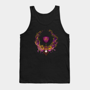 DnD bard symbol - purple Tank Top