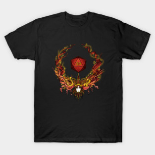 DnD bard symbol - red T-Shirt