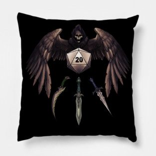 DnD rogue symbol Pillow