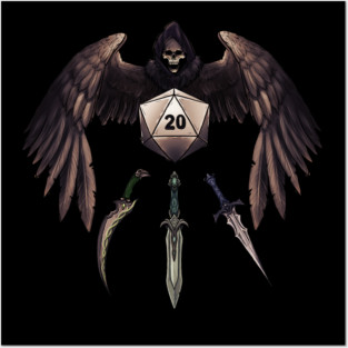 DnD rogue symbol Posters and Art