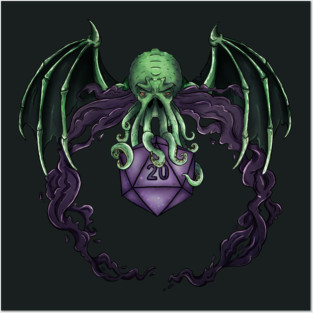 DnD warlock symbol Posters and Art