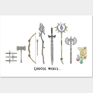 Fantasy weapons Posters and Art