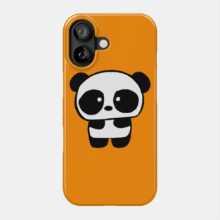 Cute Baby Panda - Tangerine Phone Case
