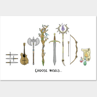 Fantasy weapons Posters and Art