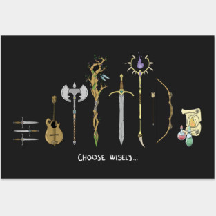 Fantasy weapons Posters and Art