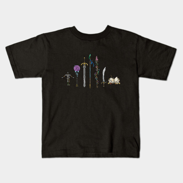 Mighty nein weapons Kids T-Shirt by Avalon