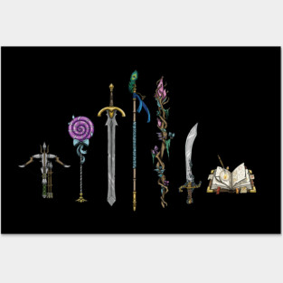 Mighty nein weapons Posters and Art