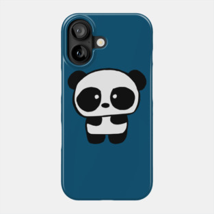 Cute Baby Panda - Ocean Blue Phone Case