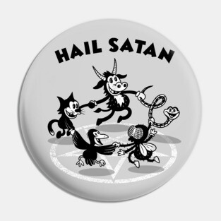 Hail Satan Pin