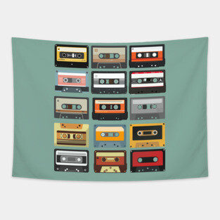 Cassette Tape Tapestry