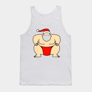 Sumo Santa Claus 3 Tank Top