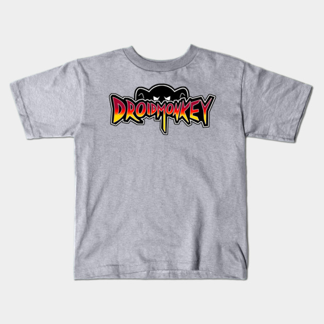 DROIDMONKEY LOGO V.4 Kids T-Shirt by droidmonkey