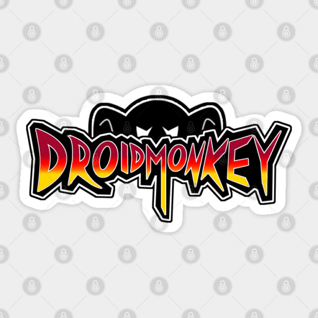 DROIDMONKEY LOGO V.4 Sticker by droidmonkey