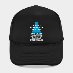 Chemistry Glass Humor Hat