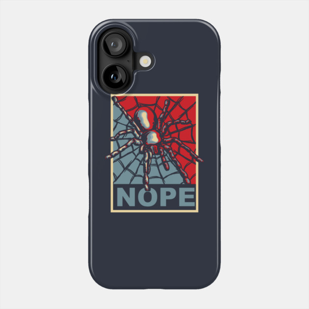Spider Nope Phone Case by dumbshirts