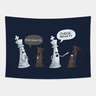 Checkmate Chess Lover Tapestry