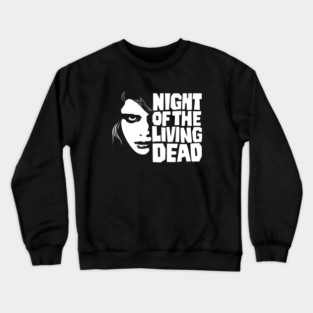 Night of the Living Dead white Crewneck Sweatshirt