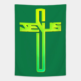 JESUS Cross Tapestry