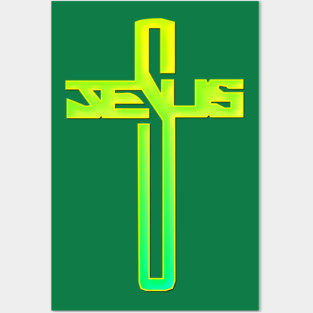 JESUS Cross Posters and Art