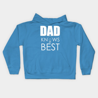 DAD KNOWS BEST Kids Hoodie