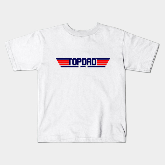 Top Dad Kids T-Shirt by enrynz