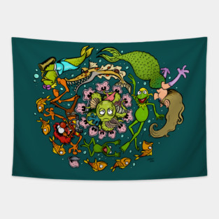 Octopus' Garden with the Muppets Tapestry