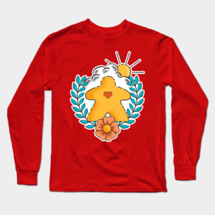 Victory Point Meeple Long Sleeve T-Shirt