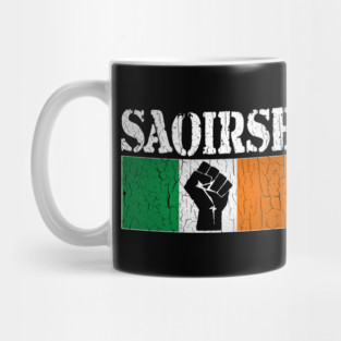 SAOIRSE - Free Ireland (vintage distressed look) Mug