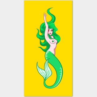 Mermaid Posters and Art