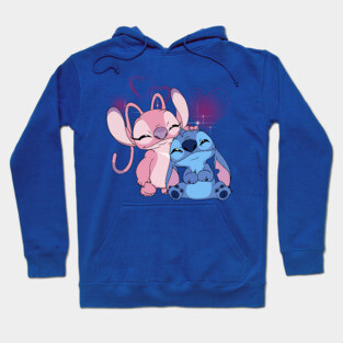 Cute Stitch & Angel Hoodie