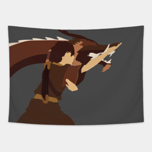 Avatar the Last Airbender Zuko Minimalist Tapestry