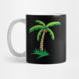 Palm Tree Cartoon Mug